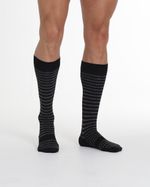 Medias-largas-rayas-negro-gris-hombre-CHT