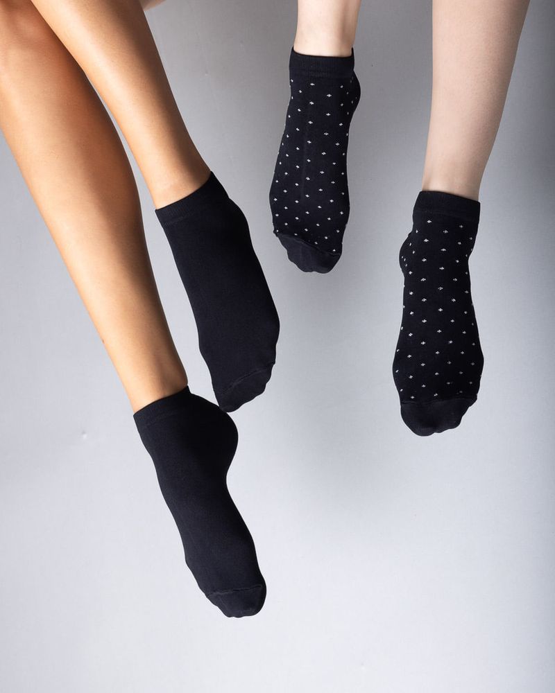 Medias-tobilleras-negras-mujer-Tall